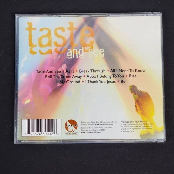Peder Eide: Taste and See [CD] - Picture 3 of 3